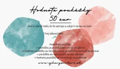 Štýlový darčekový voucher 50 eur | Ejha