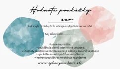 Štýlový darčekový voucher ľubovoľná hodnota | Ejha Štýlový darčekový voucher ľubovoľná hodnota | Ejha
