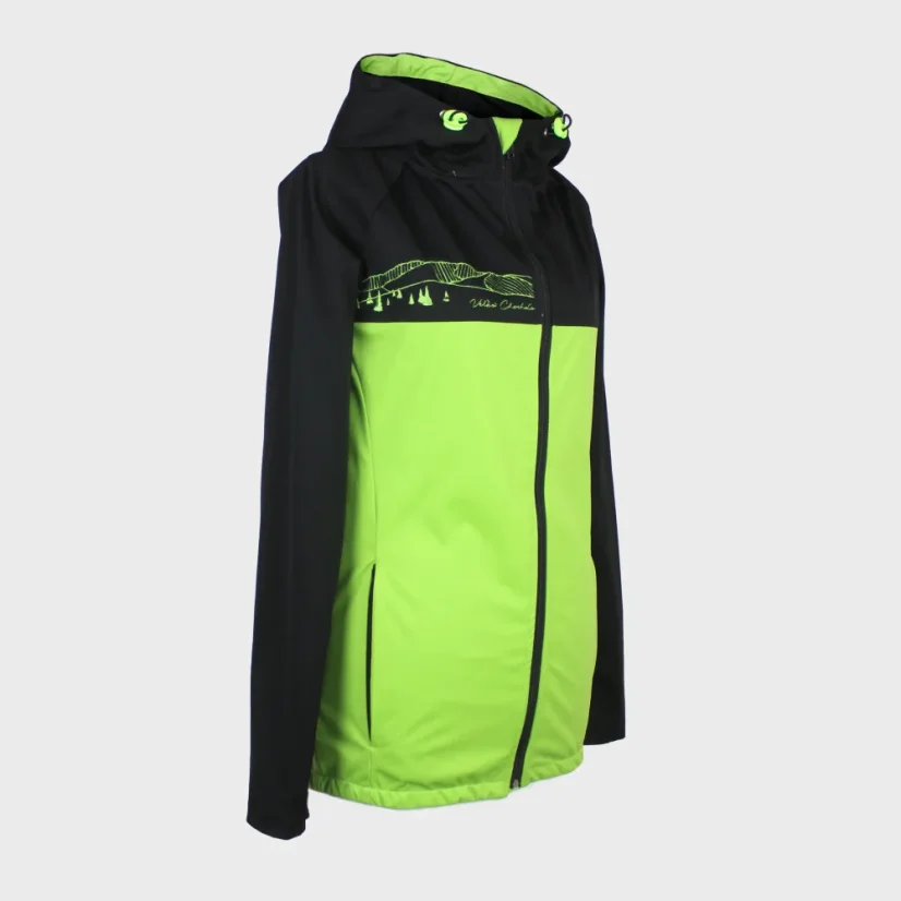 Softshellová bunda zelená so slovenskou výšivkou