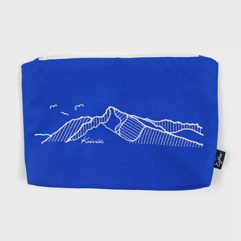 Pohľad na modrú kapsičku spredu