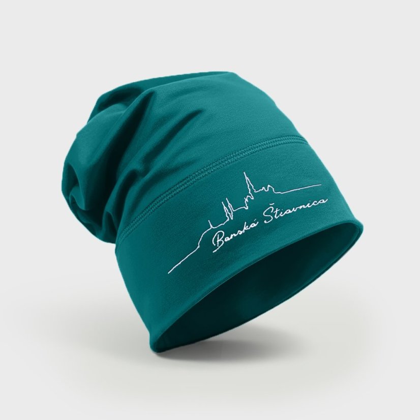 Tenká čiapka Banská Štiavnica tyrkysová | Ejha