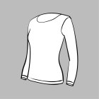 Ikona kategórie - dámske tričko s dlhým rukávom