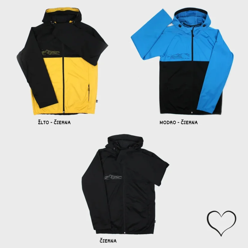 Farebné varianty pánskej softshellovej bundy