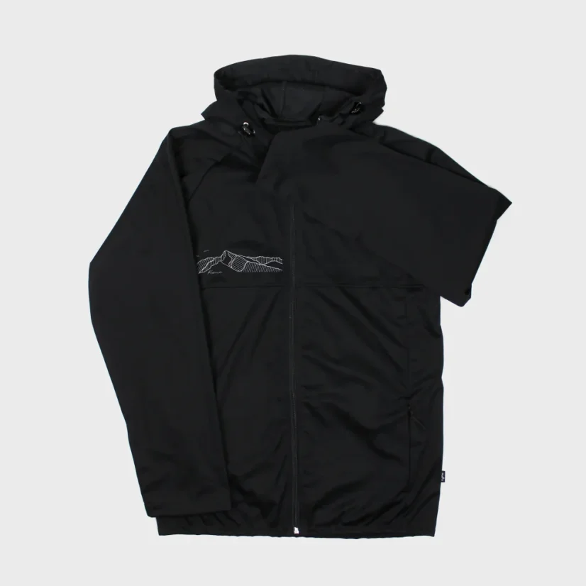 Pánska tenká softshellová bunda čierna | Ejha