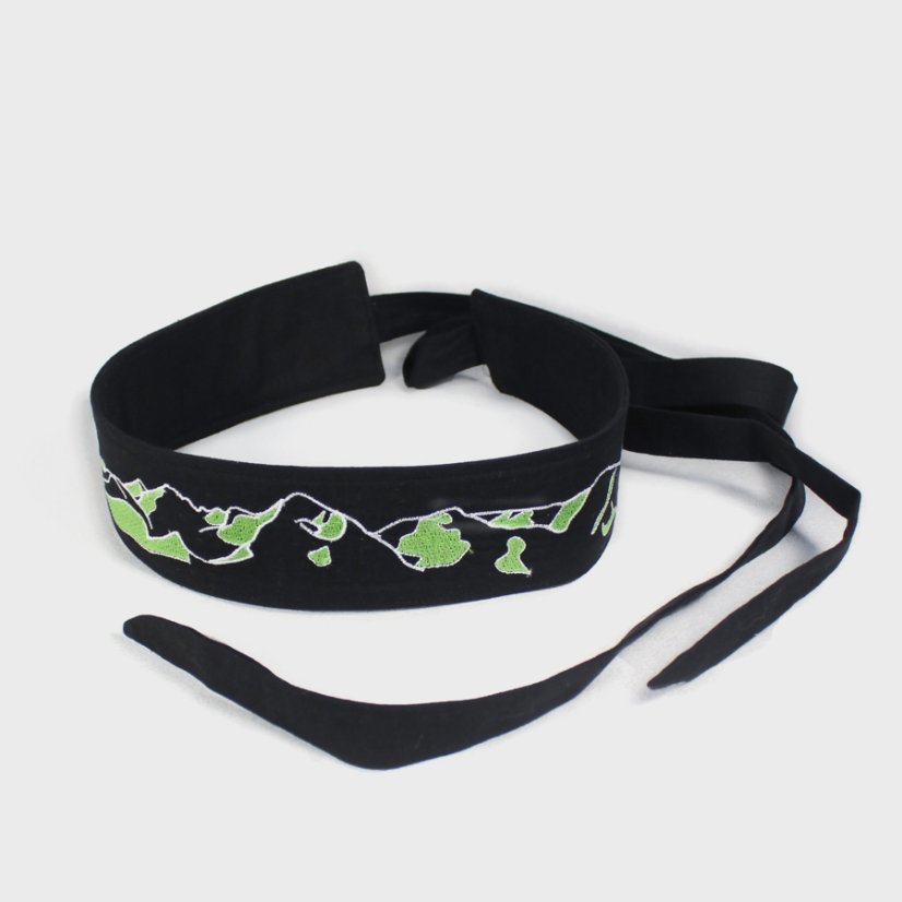 Originálny vyšívaný opasok Tatry - čierny