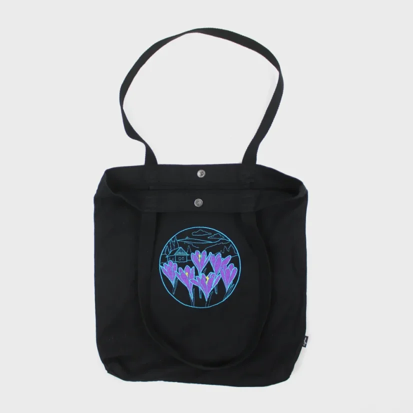 Jednofarebná vyšívaná taška na nákup | Ejha