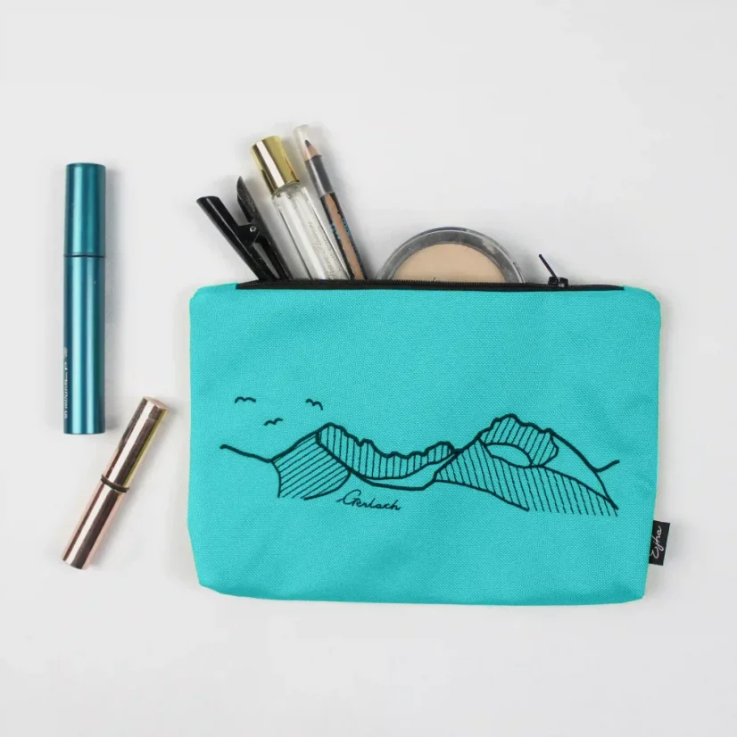 Kozmetická taštička s výšivkou hôr - Gerlach