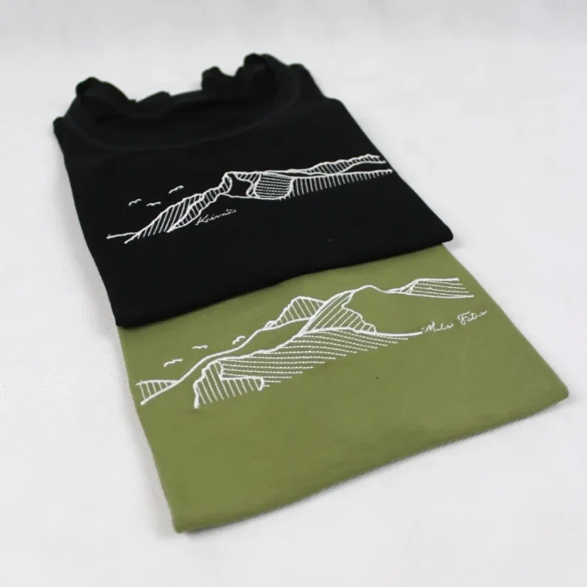 Výšivky hôr zobrazujúce slovenské vrchy