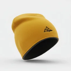 Obojstranná zimná čiapka so žltým fleecom (flísom) | Ejha