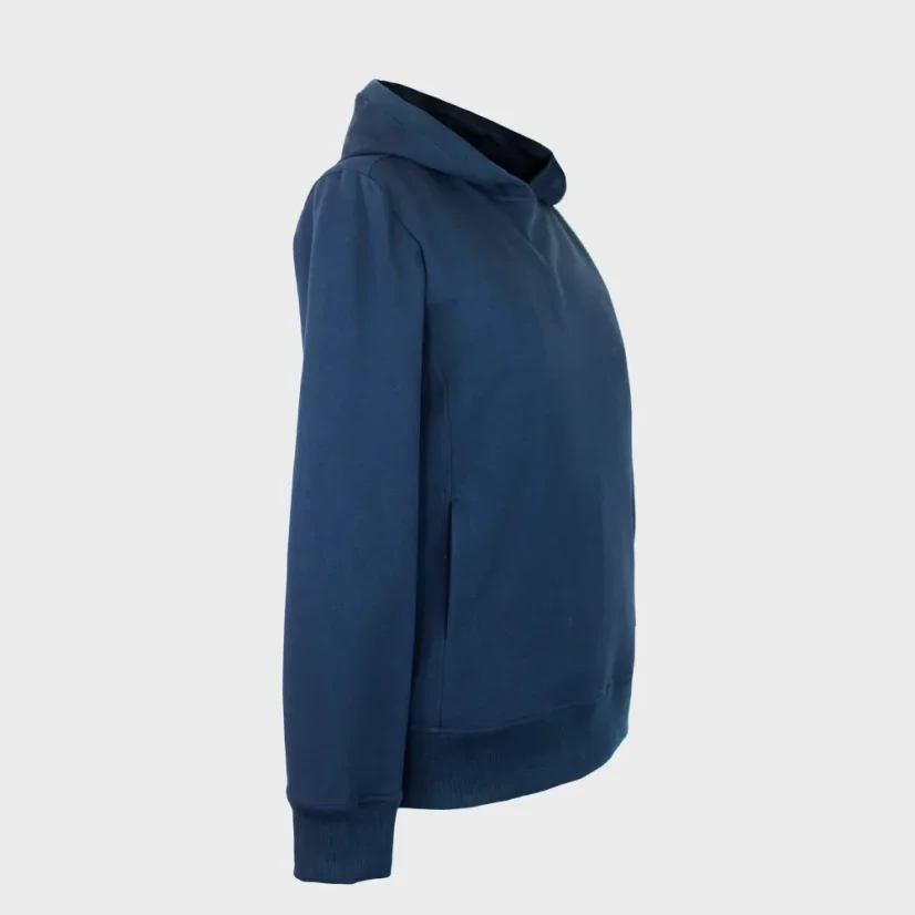 Bočný pohľad na pánsku teplákovú mikinu Zvieratká