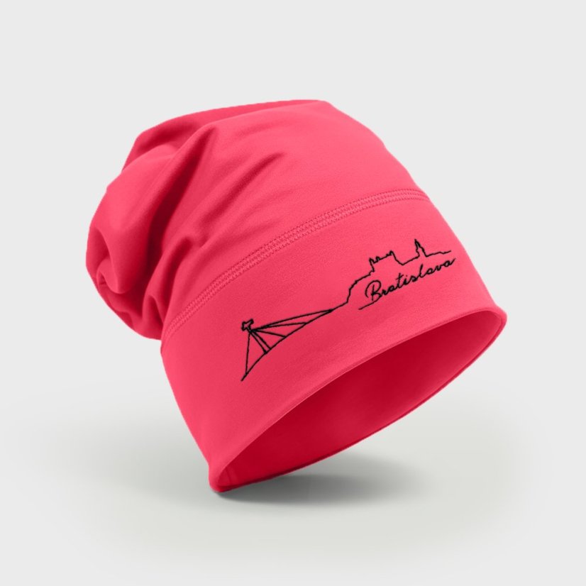Tenká čiapka Bratitslava ružová | Ejha