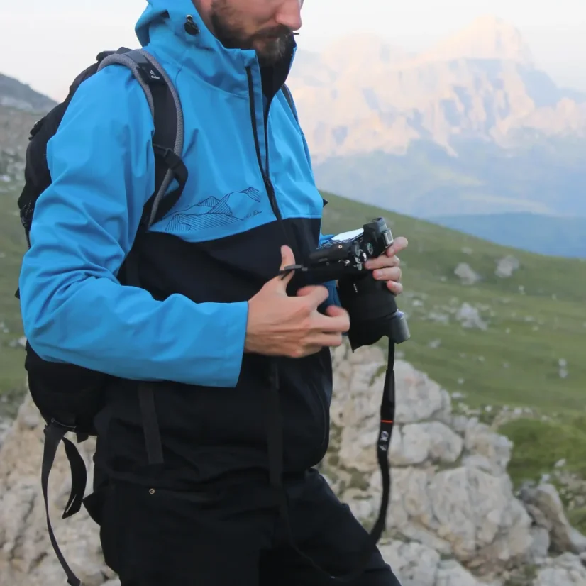 Pánska verzia tenkej softshellovej bundy | Ejha