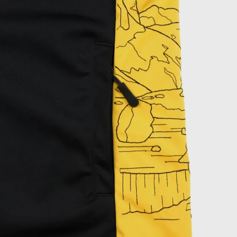 Detail skrytého vrecka na zips na veste