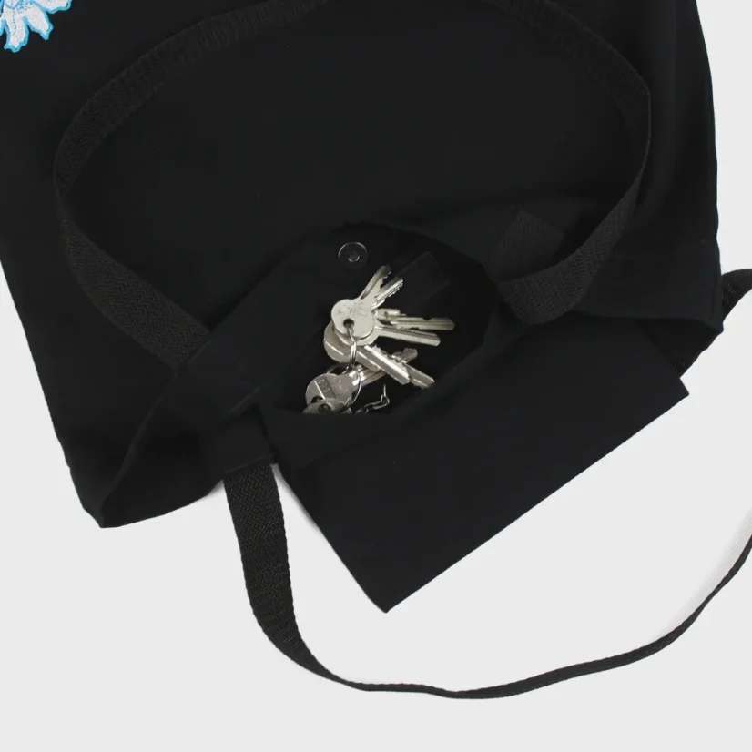 Detail vnútorného vrecka na drobnosti