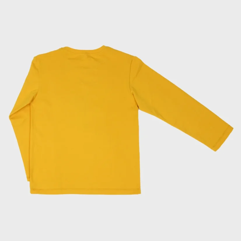 Žlté detské tričko zozadu