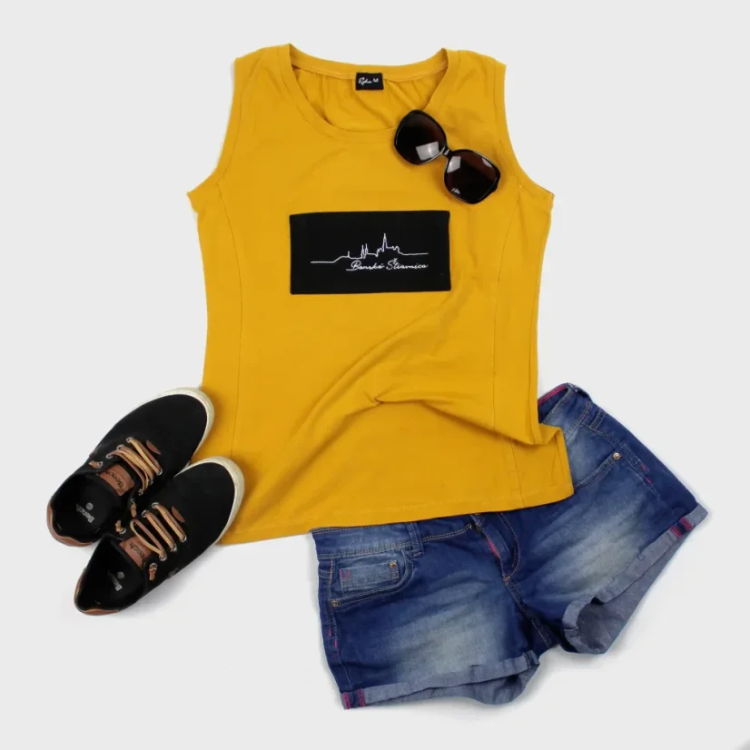 Dámsky top s výšivkou slovenských miest alebo hôr | Ejha