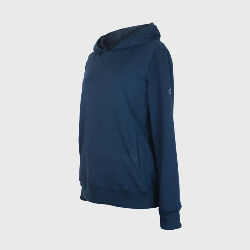 Bočný pohľad na dámsku teplákovú mikinu Zvieratká