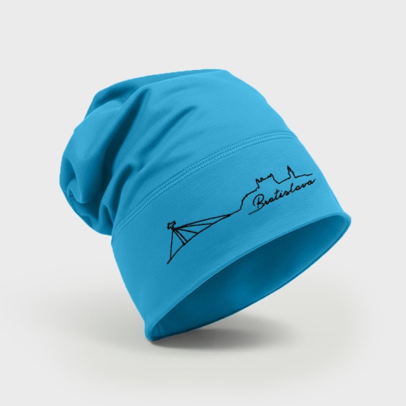 Tenká čiapka Bratitslava modrá | Ejha