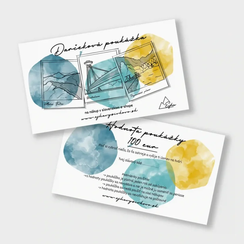 Darčeková pukážka 100 eur | Ejha