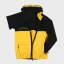 Predný pohľad na pánsku softshellová bundu žltú