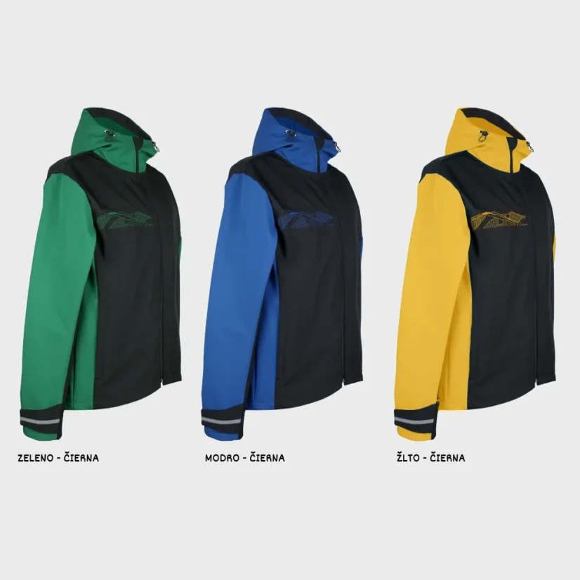 Farebné varianty pánskej zimnej softshellovej bundy