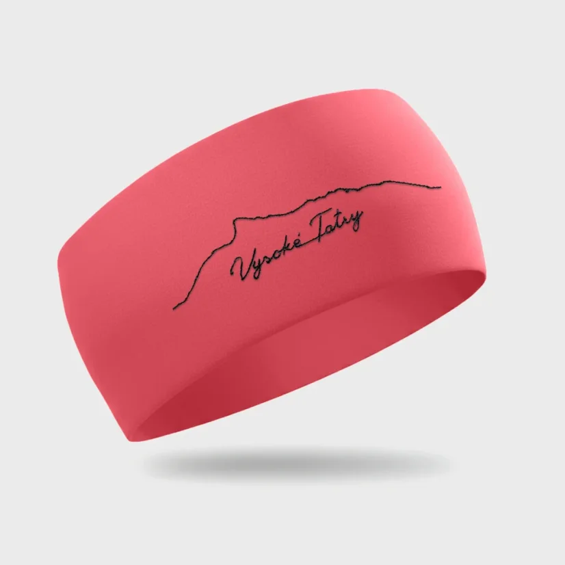 Bavlnená čelenka Kriváň ružová | Ejha