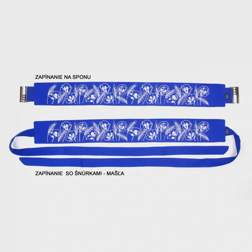 Variatny zapínania opasku Maky - na sponu alebo na mašličku