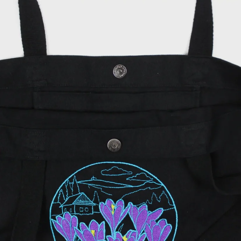 Detail zapínania nákupnej tašky