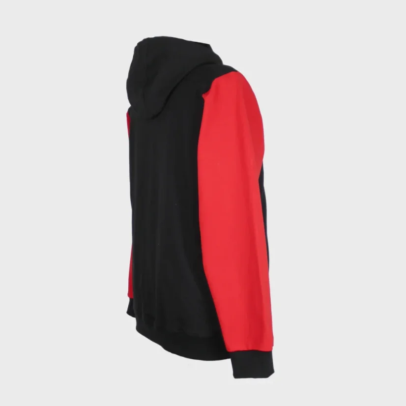 Bočný pohľad na teplákovú mikinu hory pre pánov