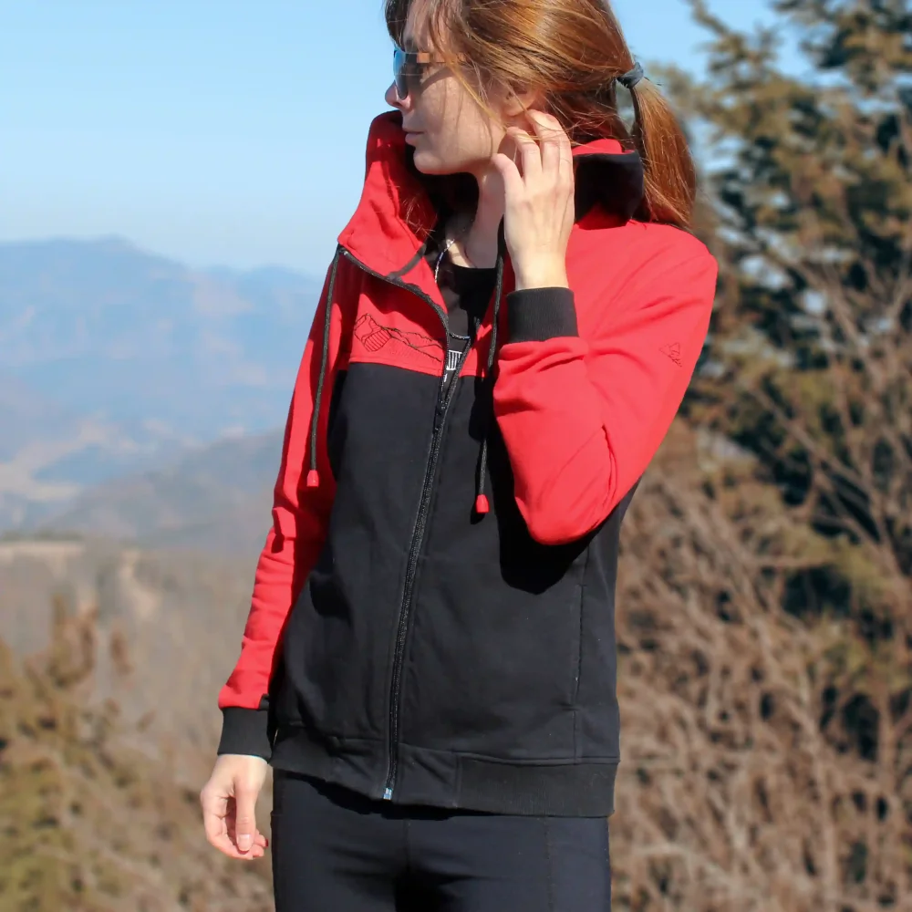 Dámska tepláková mikina hory